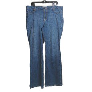 Levi’s 590 Bootcut Jeans Women’s 18 Medium Wash Mid Rise Stretch Denim Casual